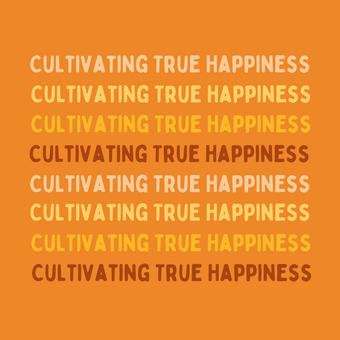 Cultivating True Happiness Workshop - All With Heart