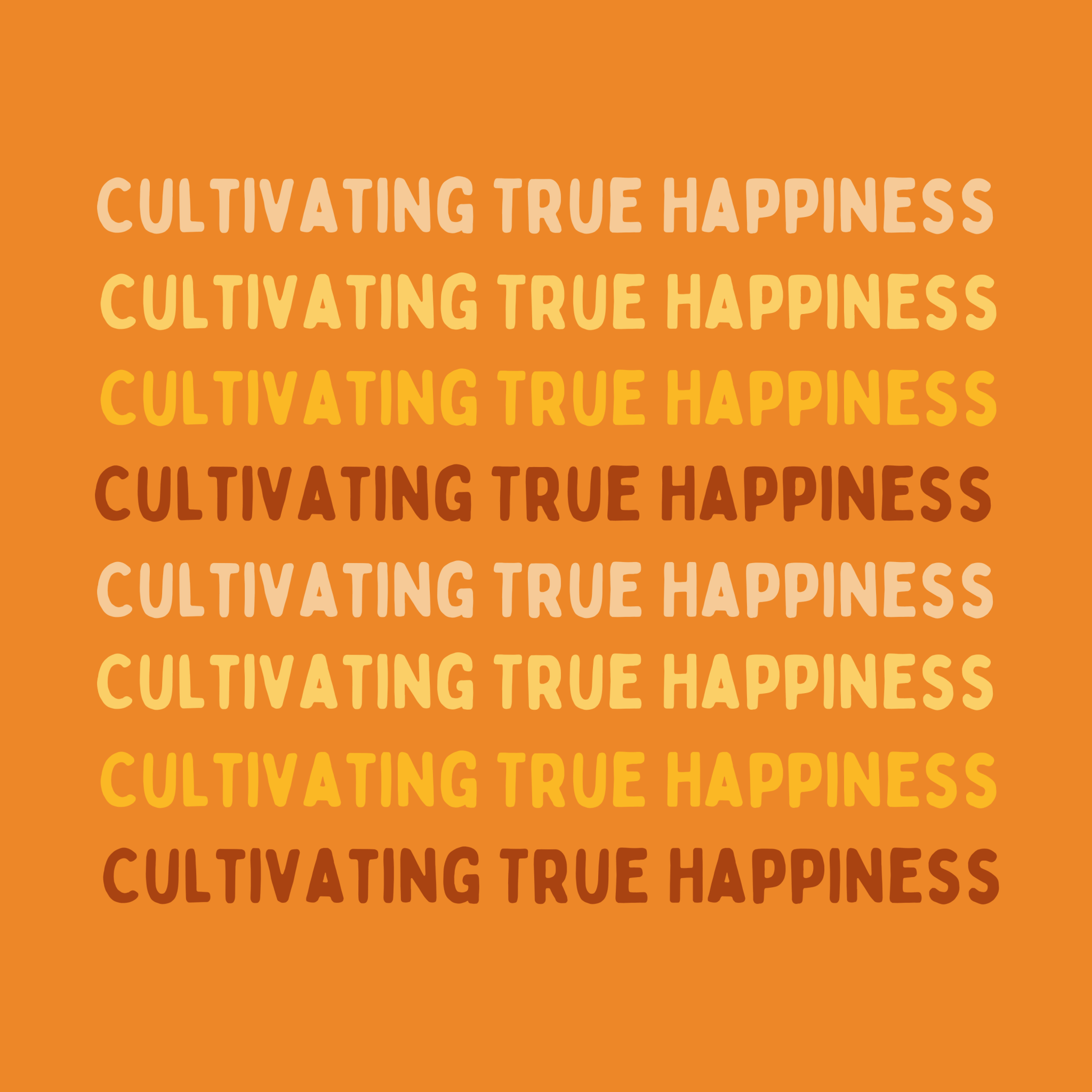 Cultivating True Happiness Workshop - All With Heart