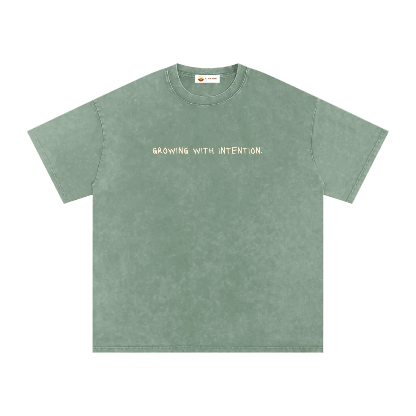 Growing With Intention Oversized Cotton Tee