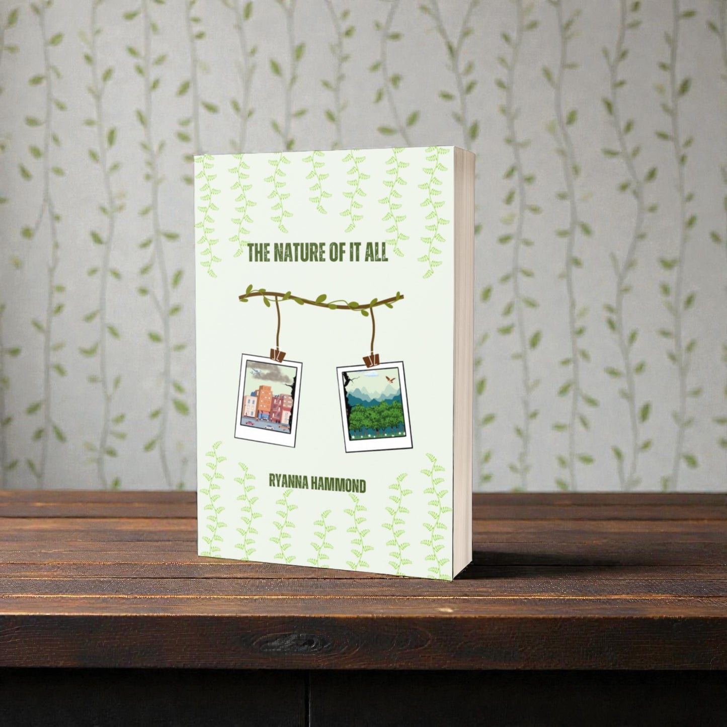 A poetry book cover titled The Nature of It All.