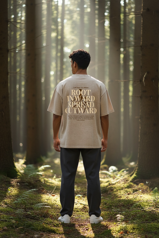 Rising From Within Oversized Cotton Tee