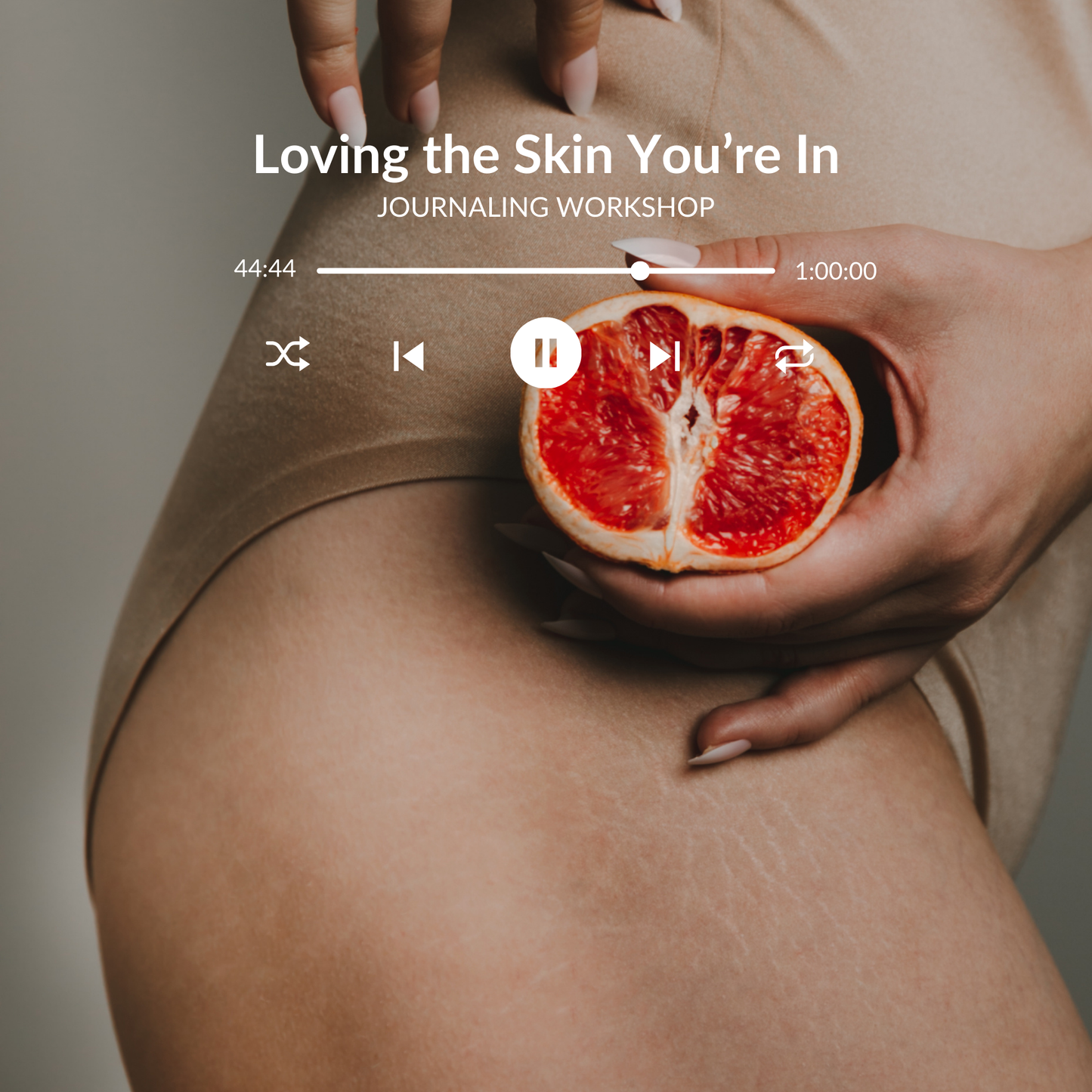 Digital journaling workshop titled Loving the Skin You’re In