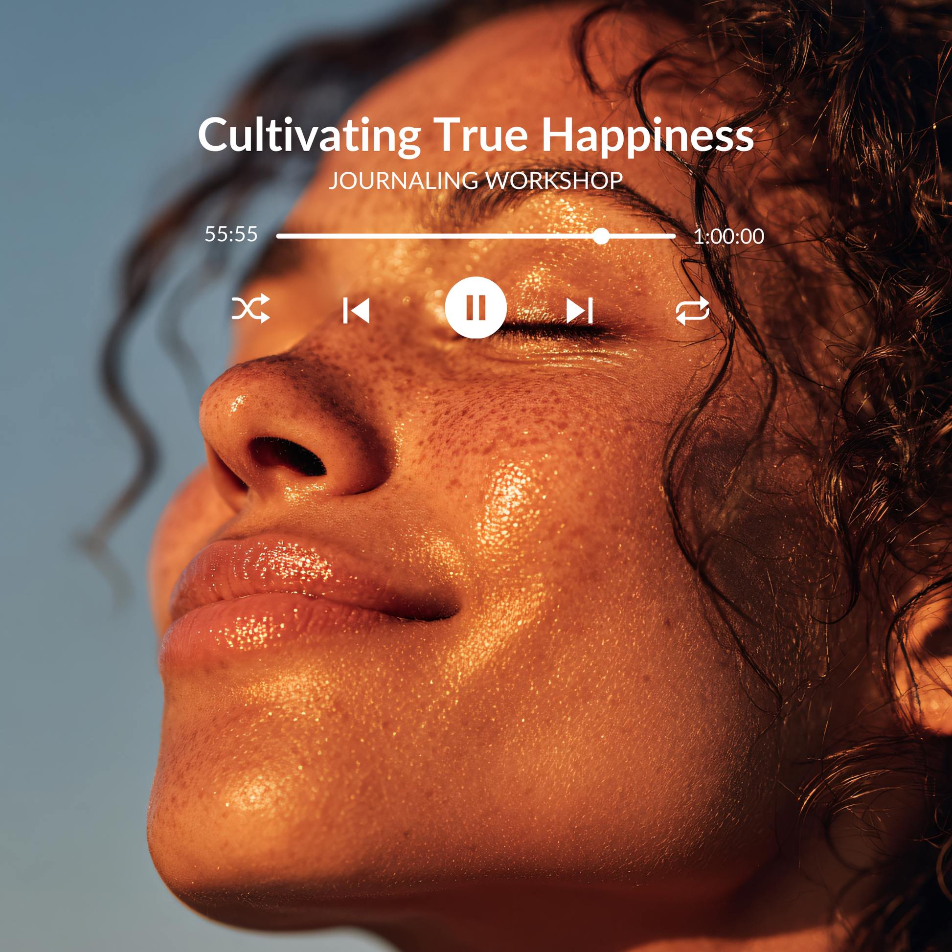 Digital journaling workshop titled Cultivating True Happiness