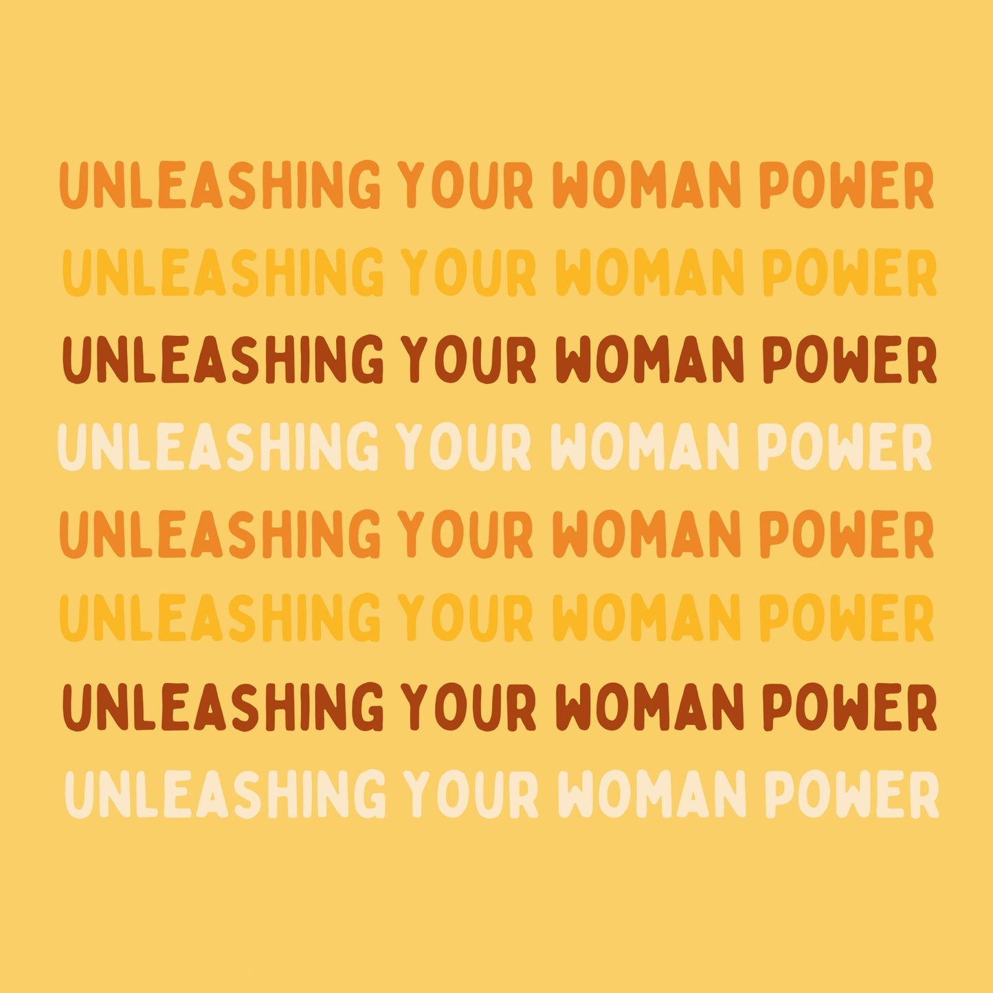 Unleashing Your Woman Power Workshop - All With Heart